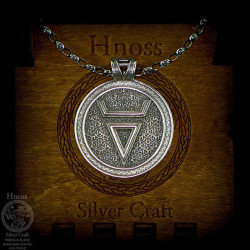 Naszyjnik Welesa ze srebra, łańcuch i ekskluzywne pudełko