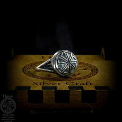 Pierścień Swaroga ze srebra, ekskluzywne pudełko